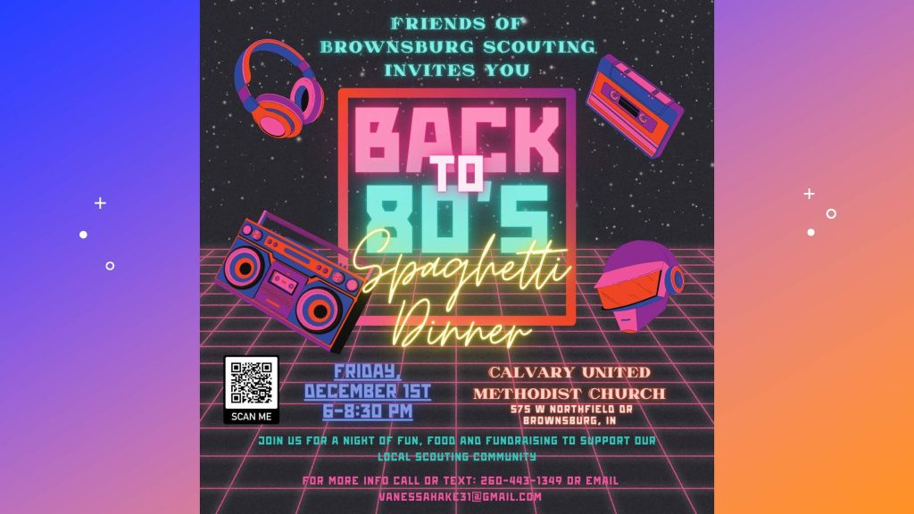 Back to the 80’s Spaghetti Dinner and Silent Auction